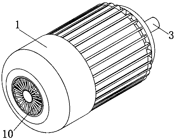 High-efficiency heat dissipation motor