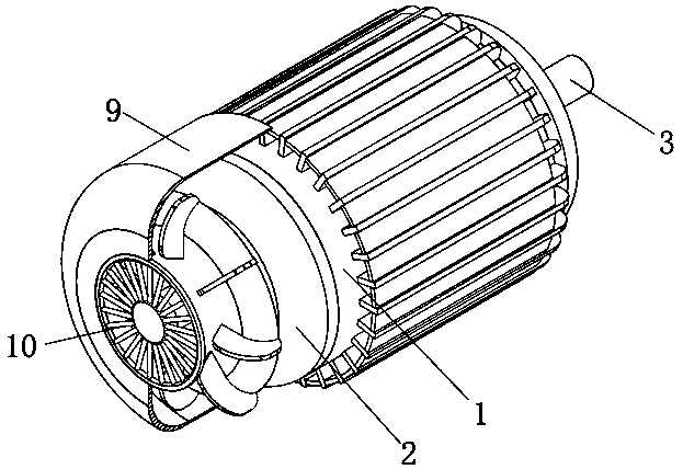 High-efficiency heat dissipation motor