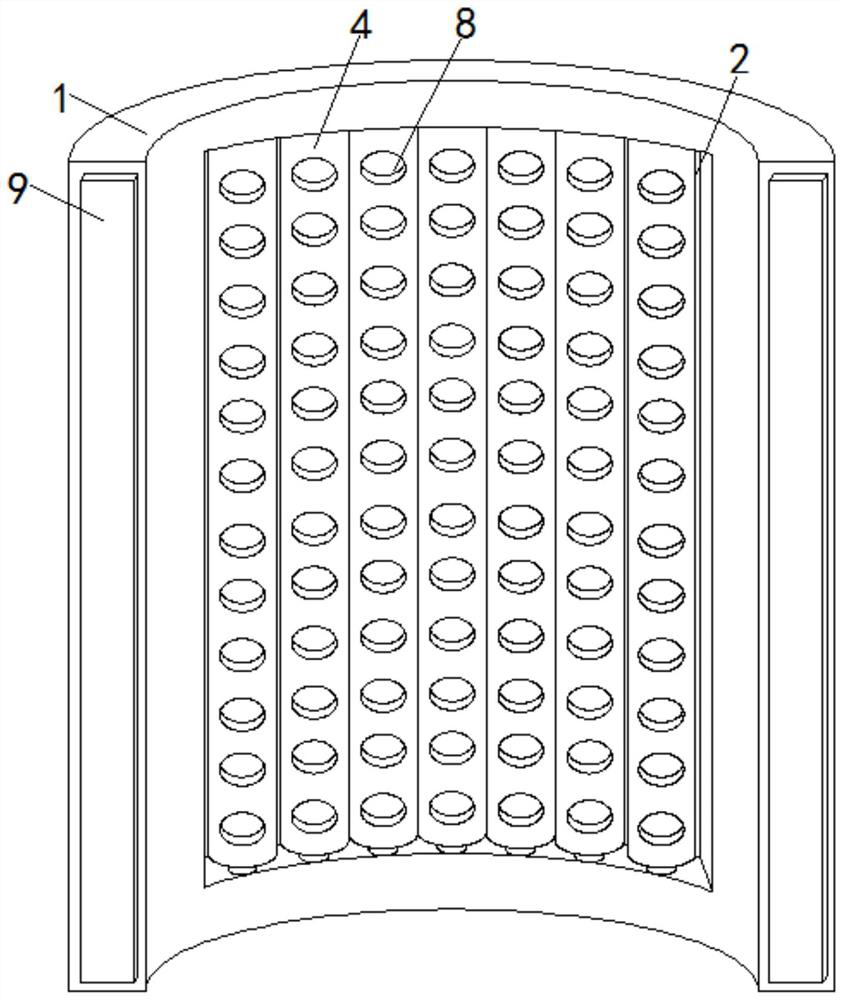 A windshield for a cabinet air conditioner