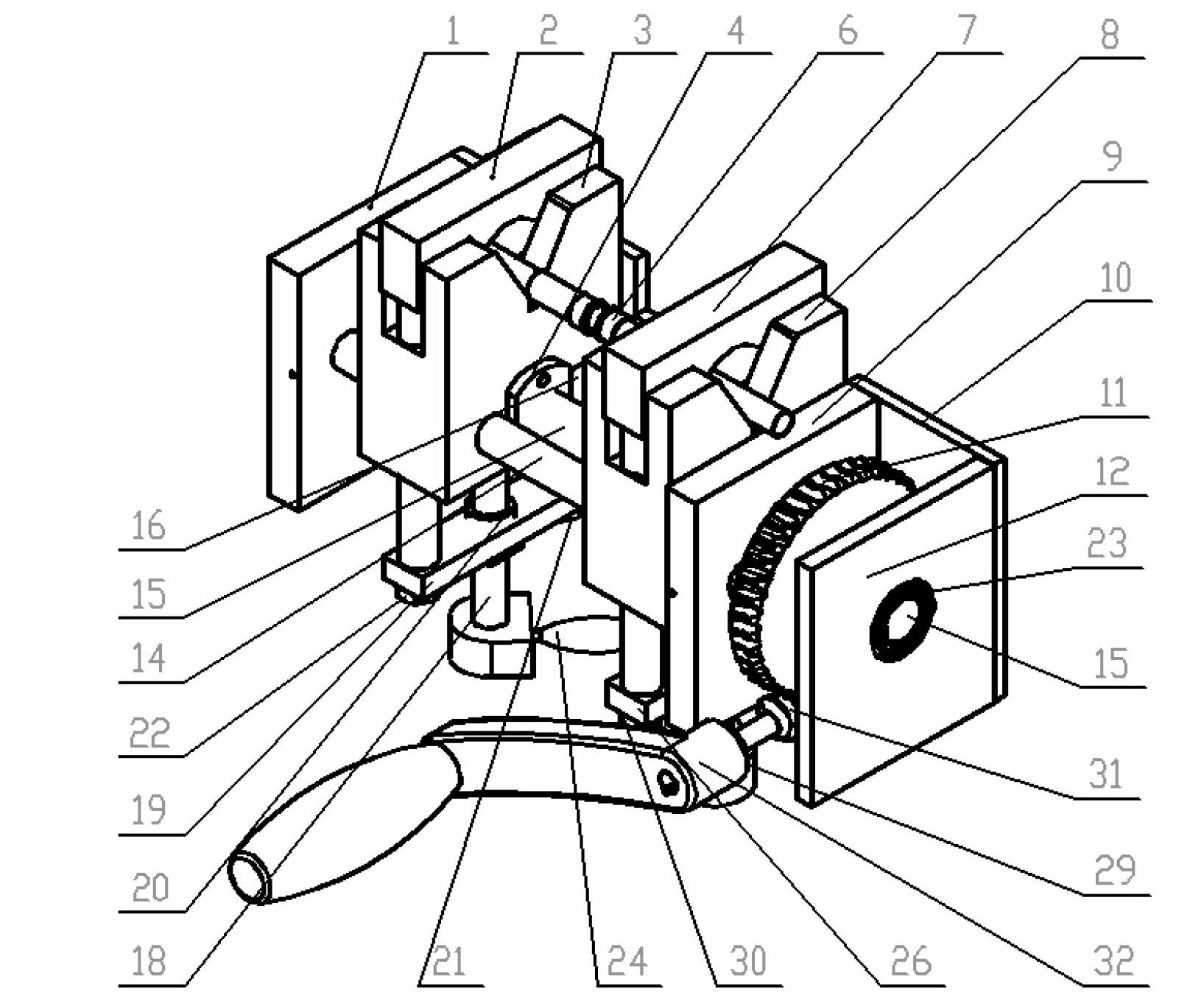 Device for welding slim tubes with six degree of freedom constrained after being centered and butted