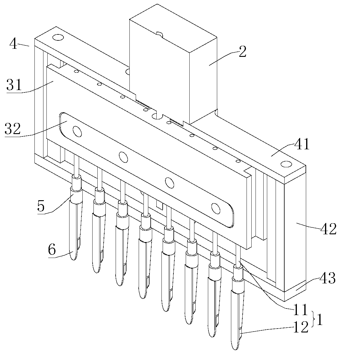 Auxiliary device for moving larvae