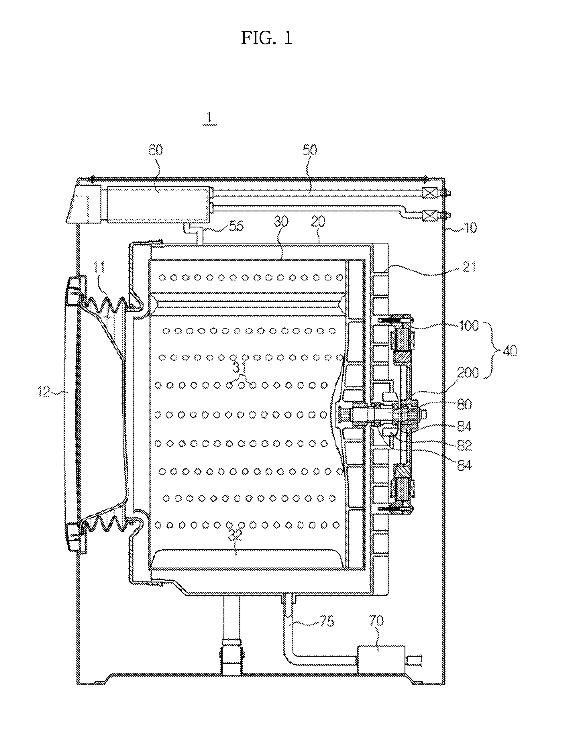 Motor and washing machine having the same