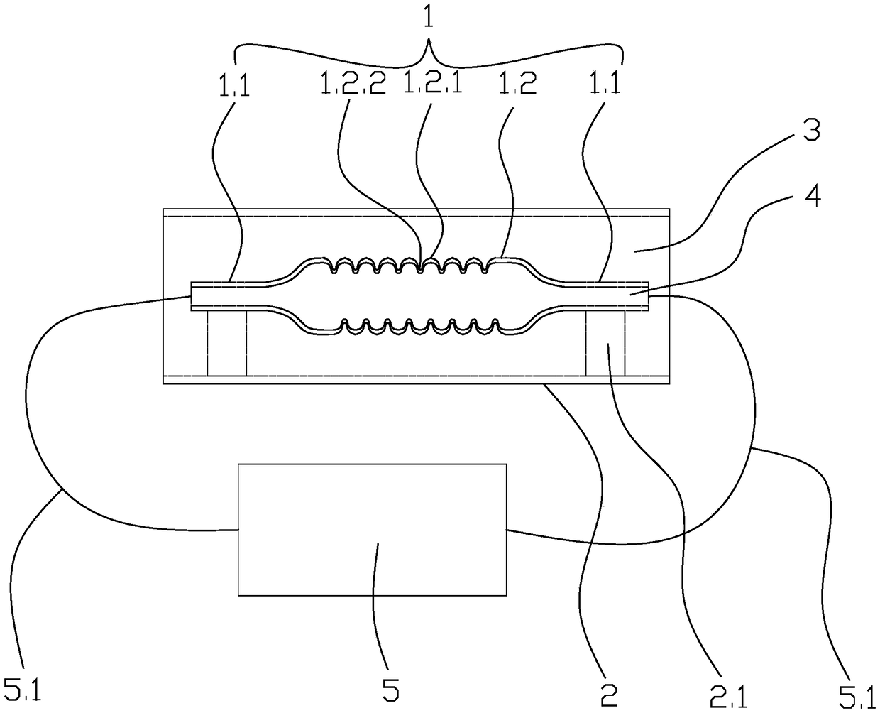 Rapid annealing method for thin-wall corrugated pipe