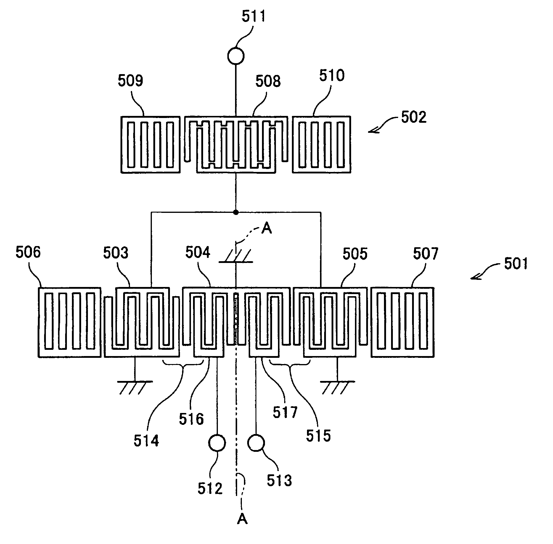 Surface acoustic wave filter and communication unit