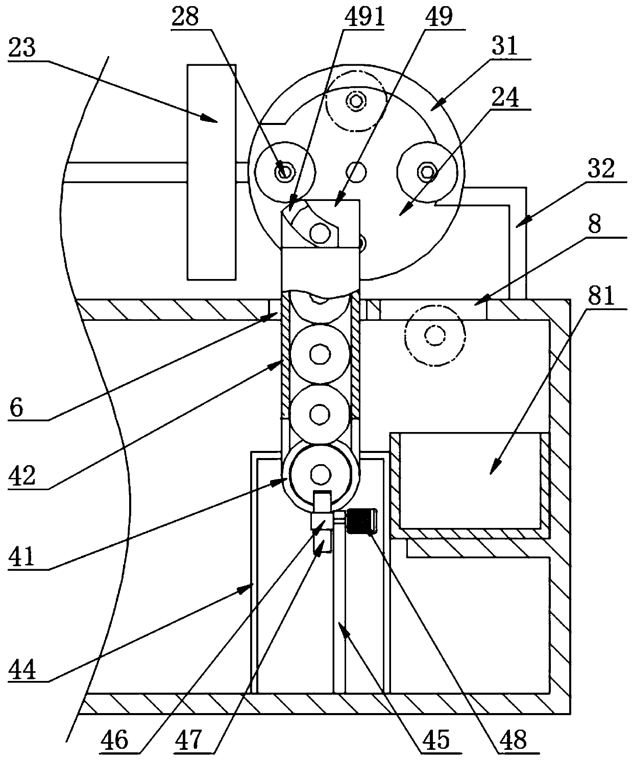 Superconducting material and insulating rubber pad combined device