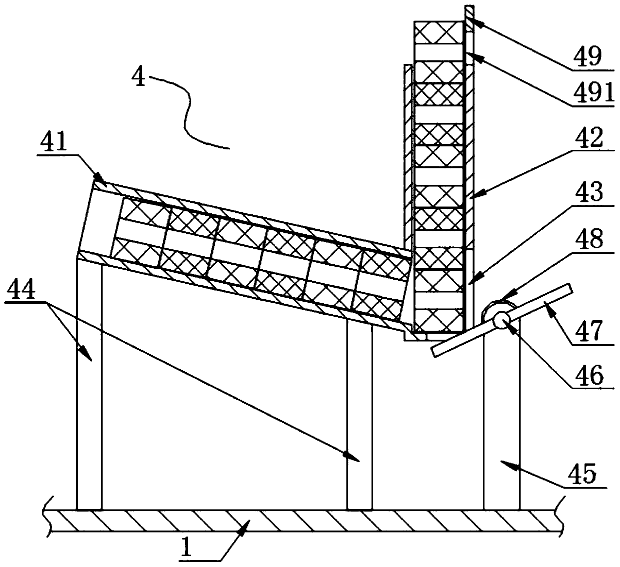 Superconducting material and insulating rubber pad combined device