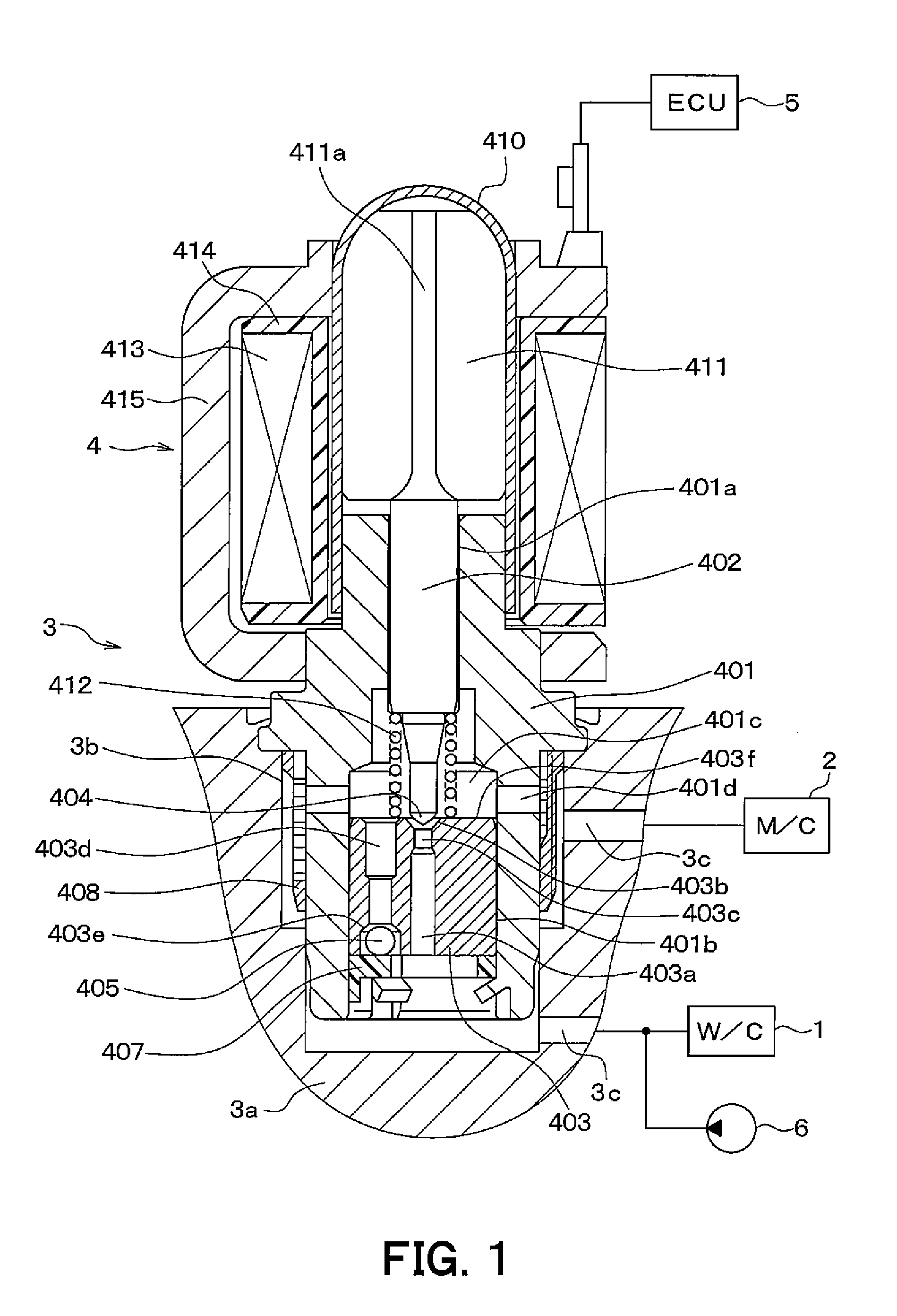 Electromagnetic valve