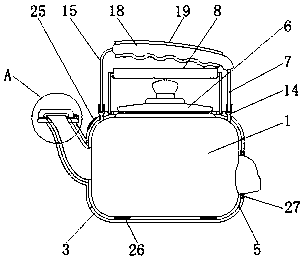 Anti-scald electric kettle