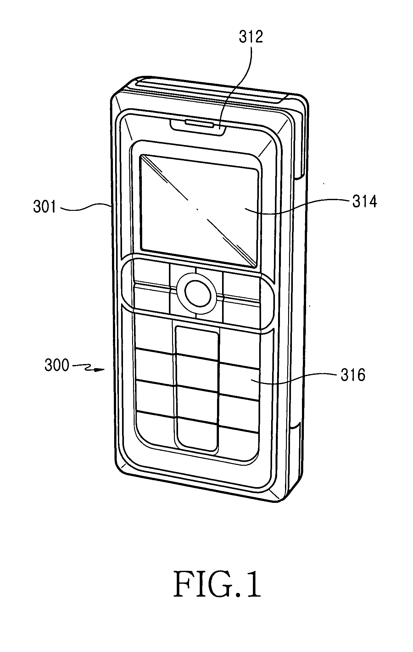 Portable communication apparatus with a tri-column type cradling function