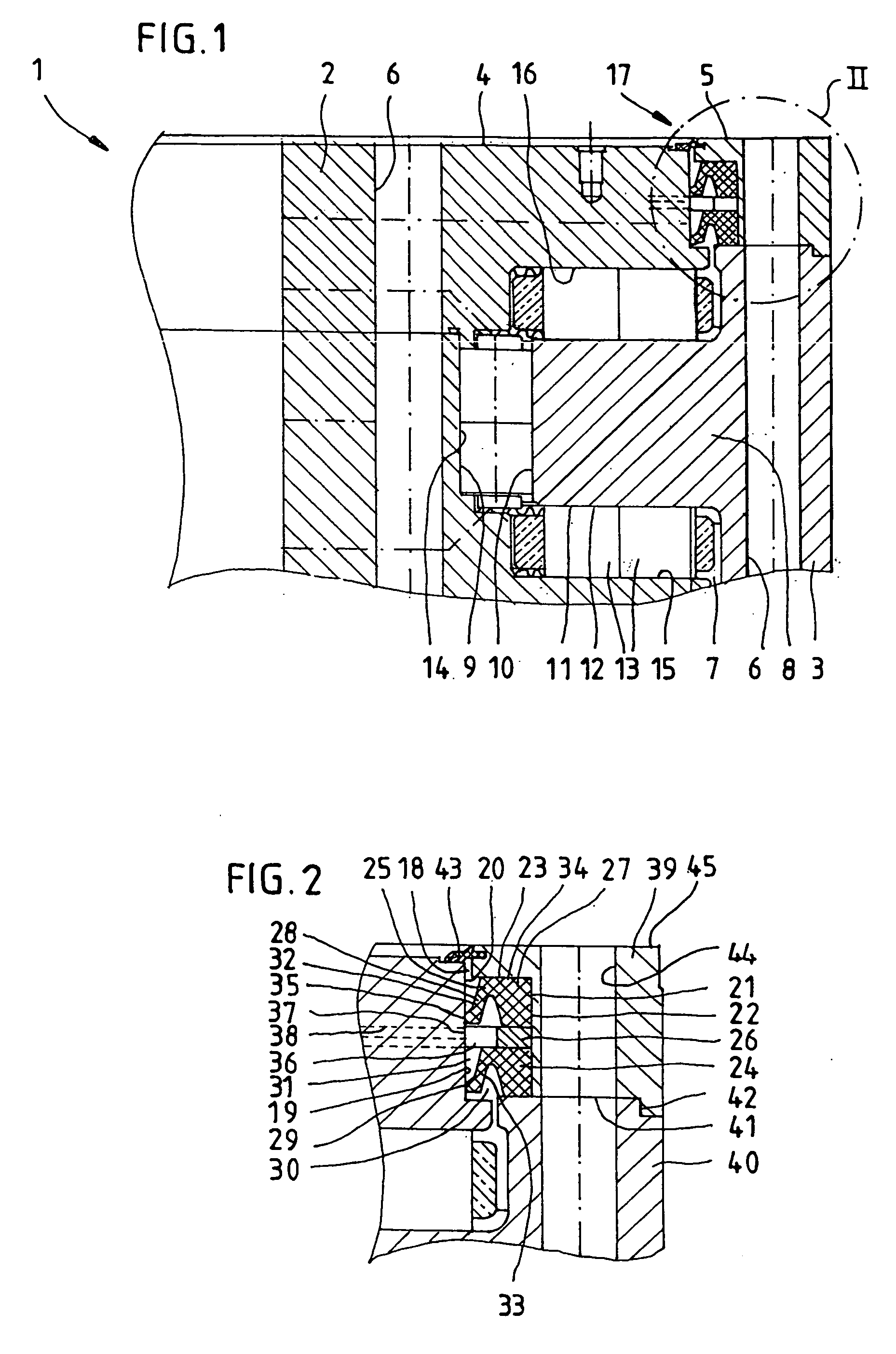 Sealing assembly for a rolling bearing