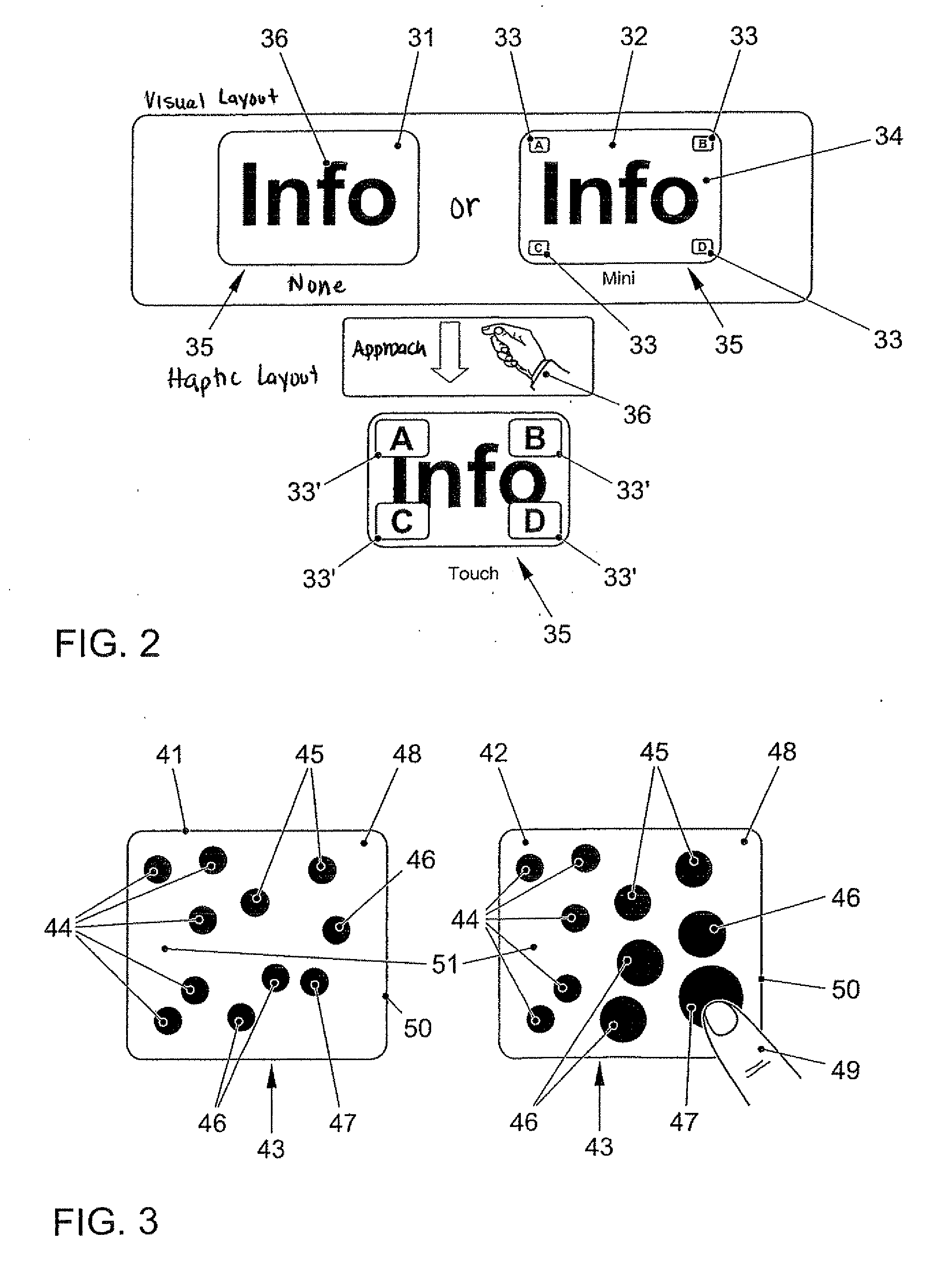 Interactive control device and method for operating the interactive control device