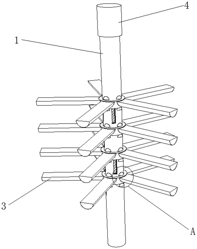 A pre-embedded body for railway track disaster repair detection and its use method