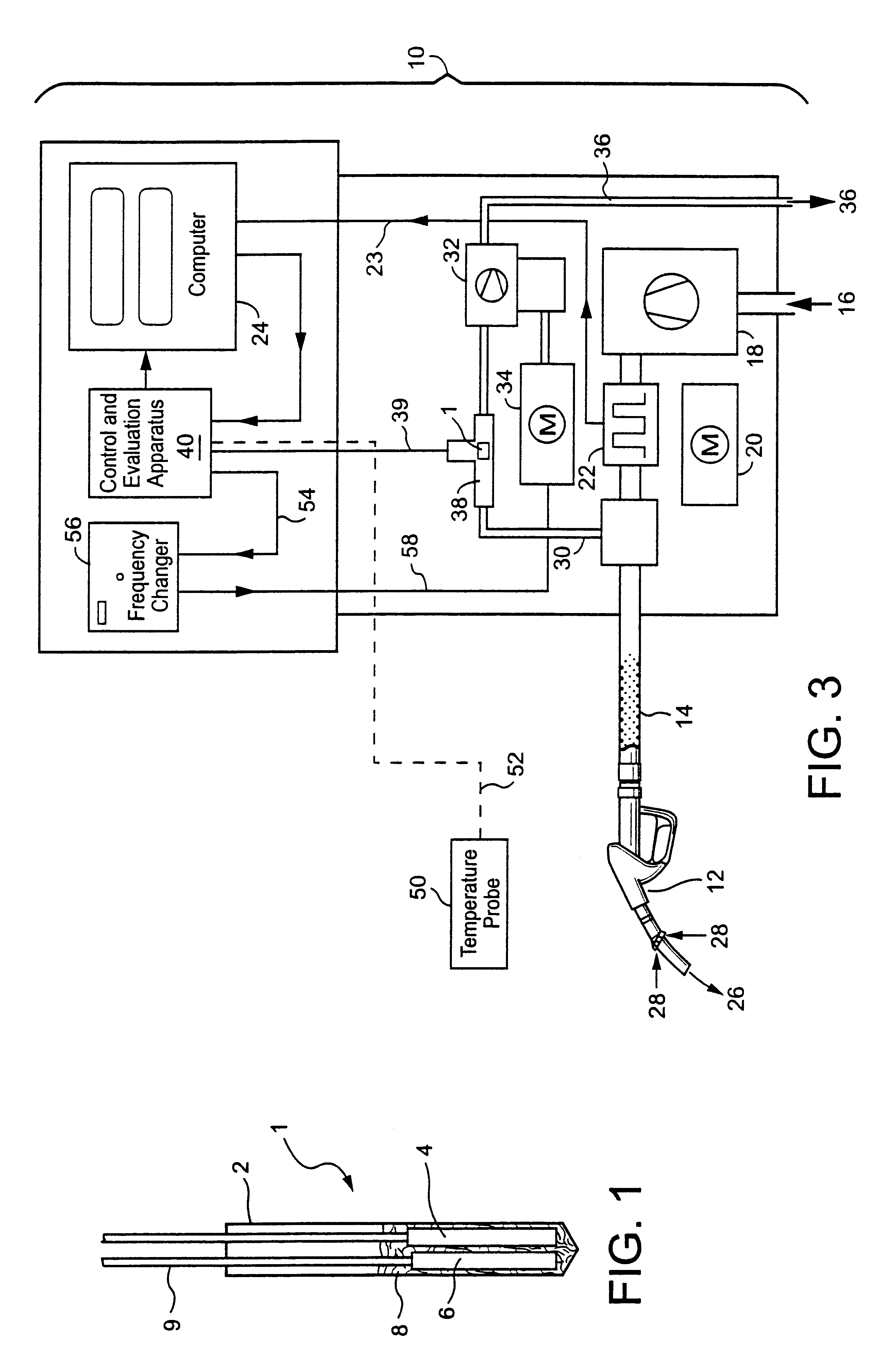 Method of determining the throughflow of a gas mixture