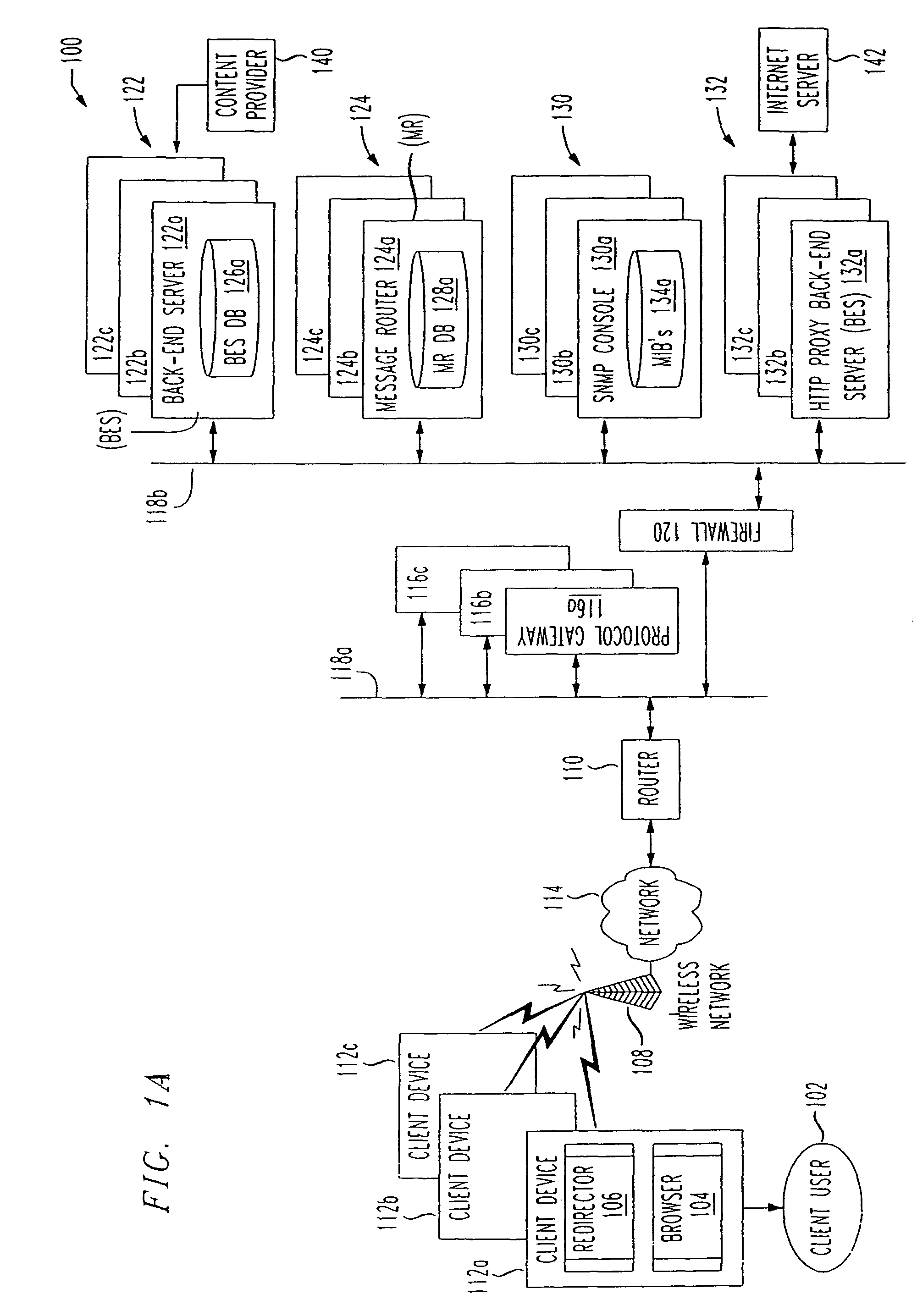 System and method to publish information from servers to remote monitor devices