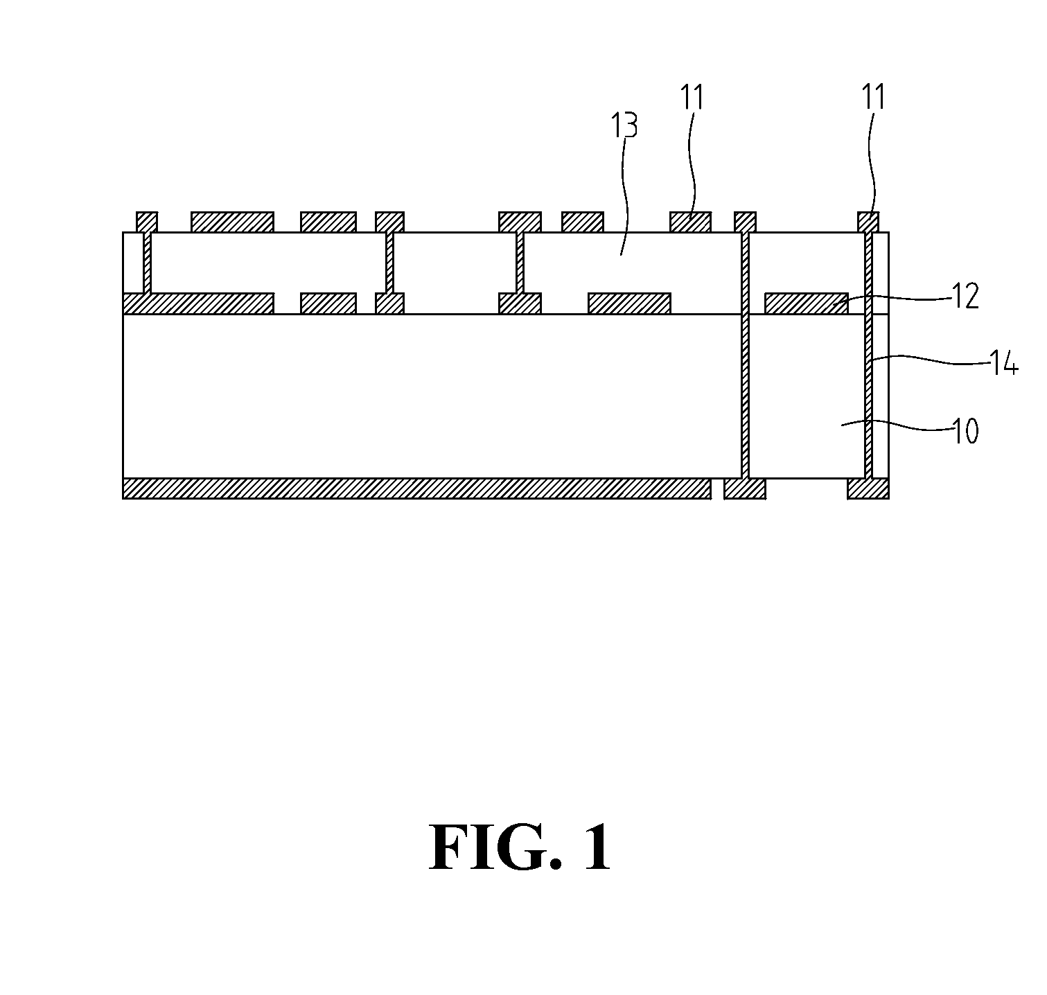 Structure Of Embedded Capacitors And Fabrication Method Thereof