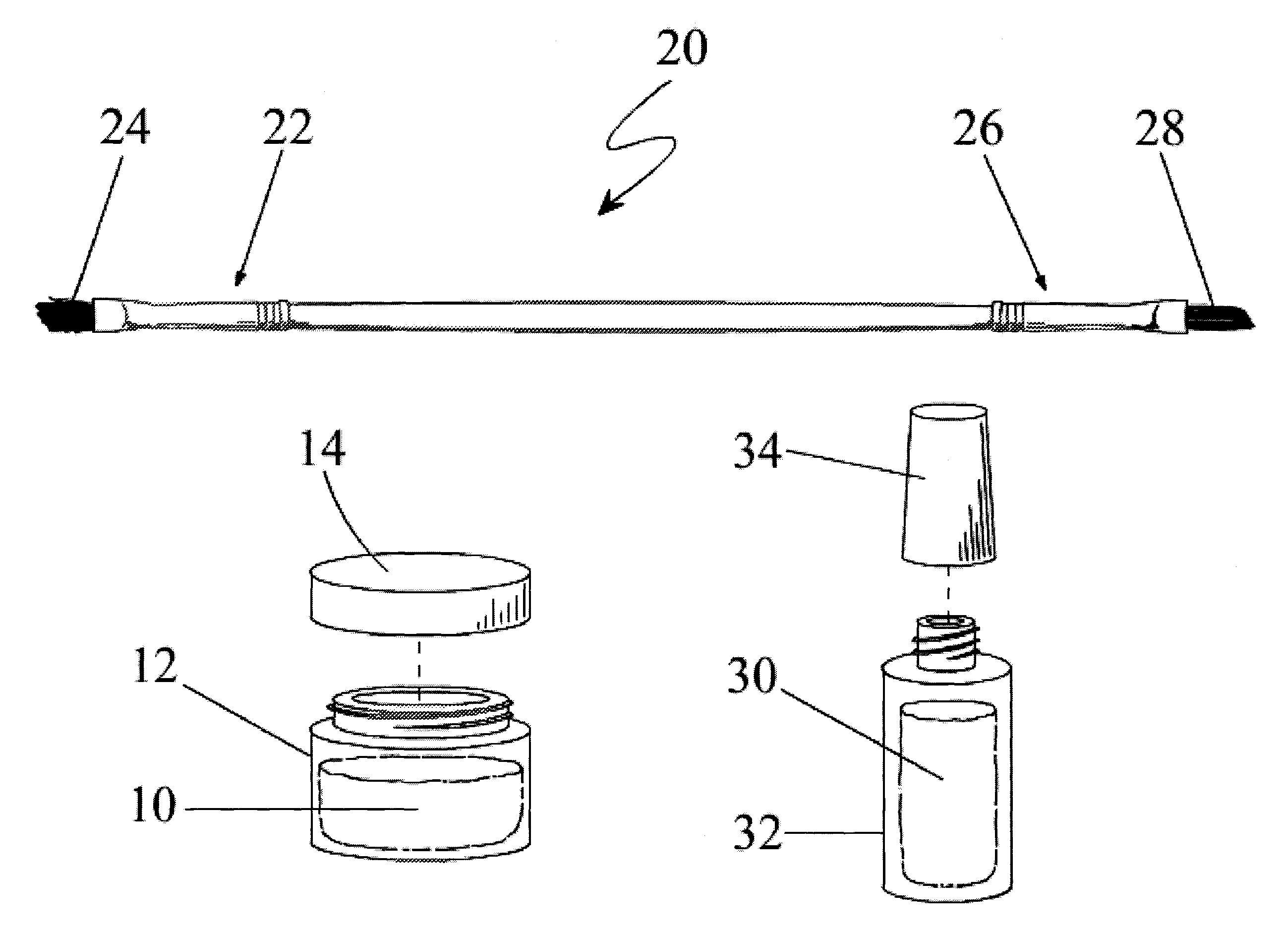 Method and systems for employing pigmented creme-to-powder for eyebrow make-up applications