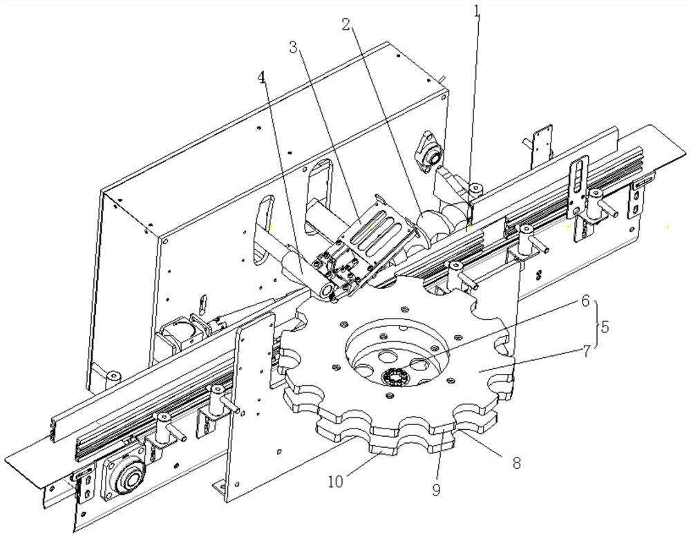 A snap cover device with positioning star wheel