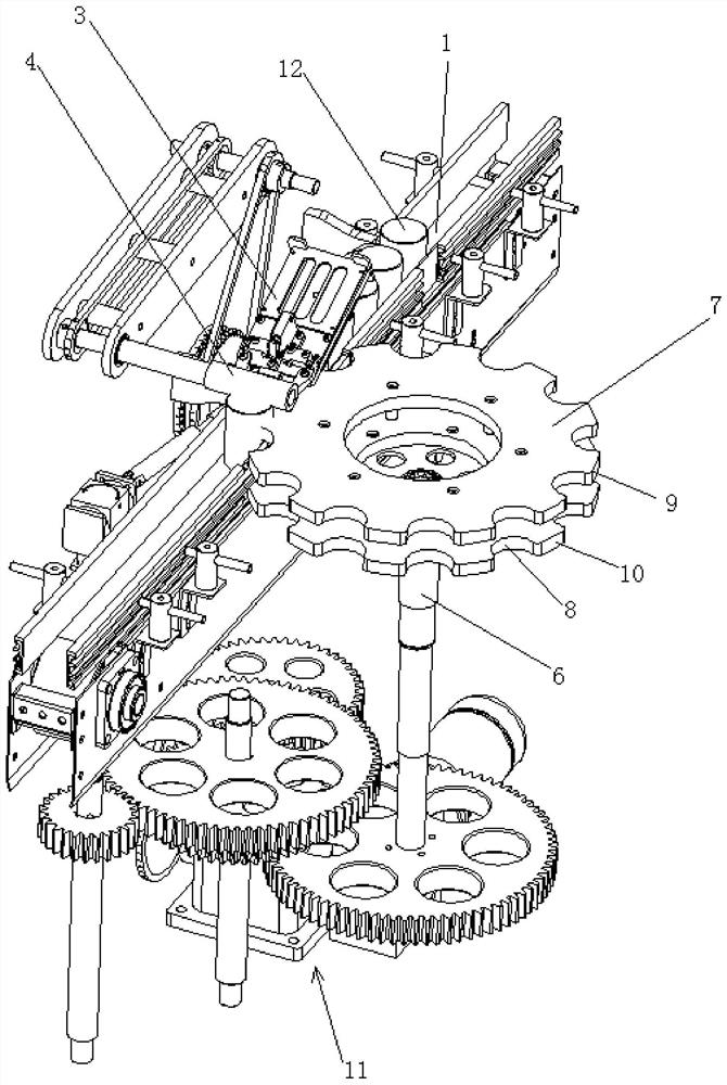 A snap cover device with positioning star wheel