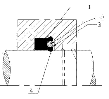 Combined seal ring for MBA shaft