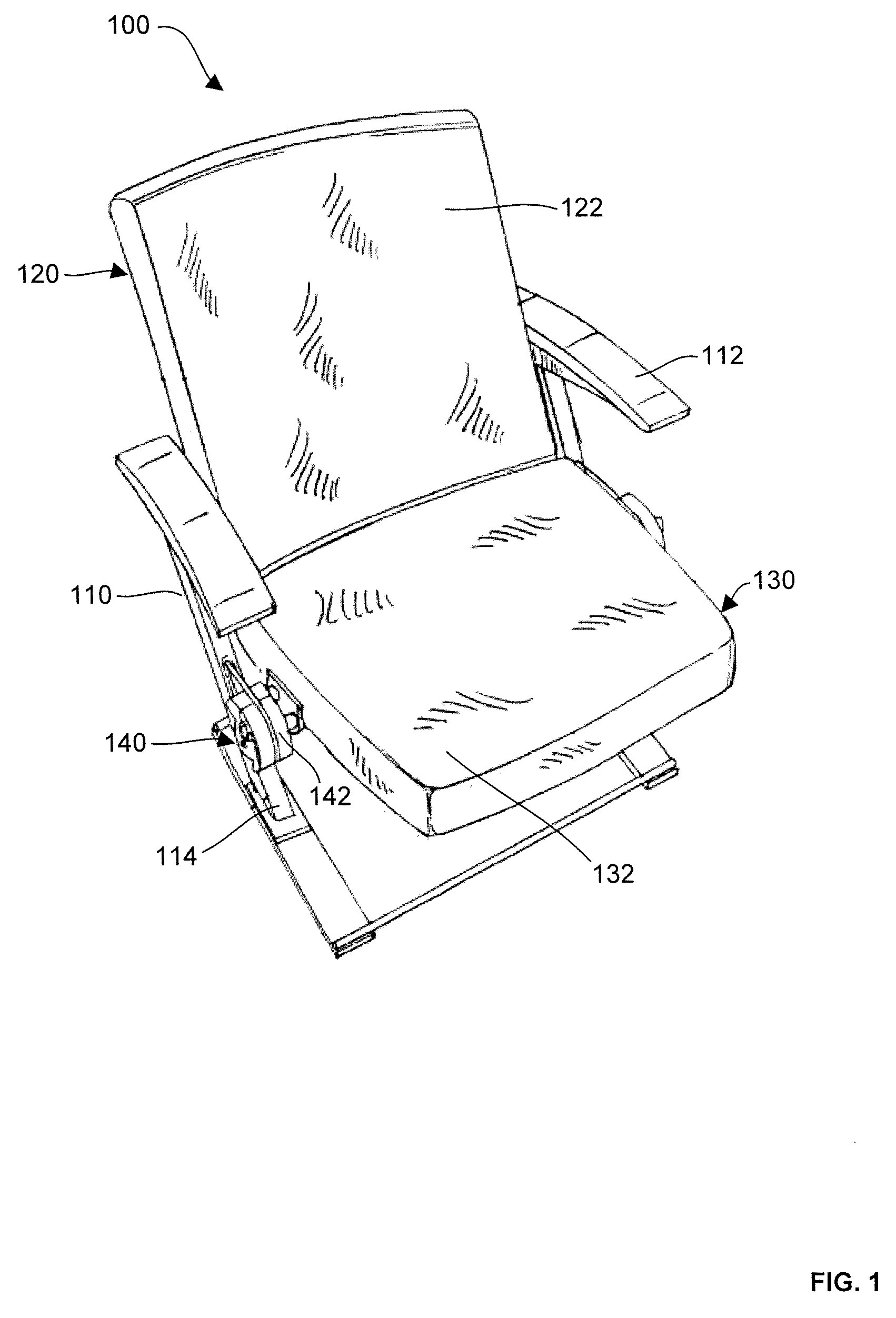 Molded Seat Assembly With Flexible Weaving