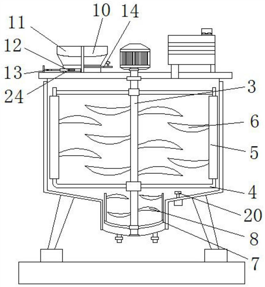 Production device for wet-mixed mortar additive