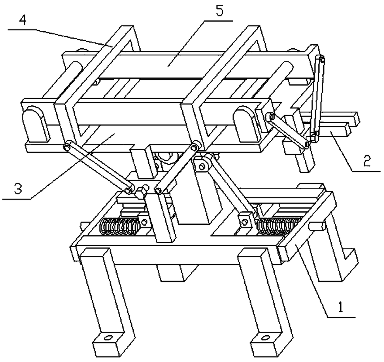 Damping protecting device for large-scale computer case