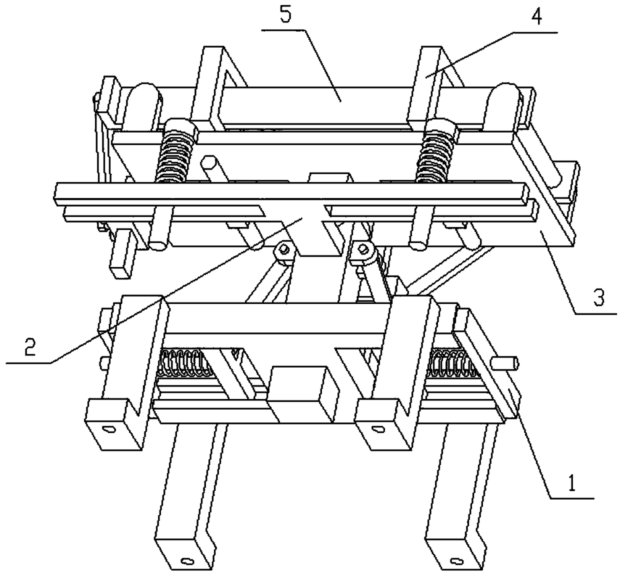 Damping protecting device for large-scale computer case