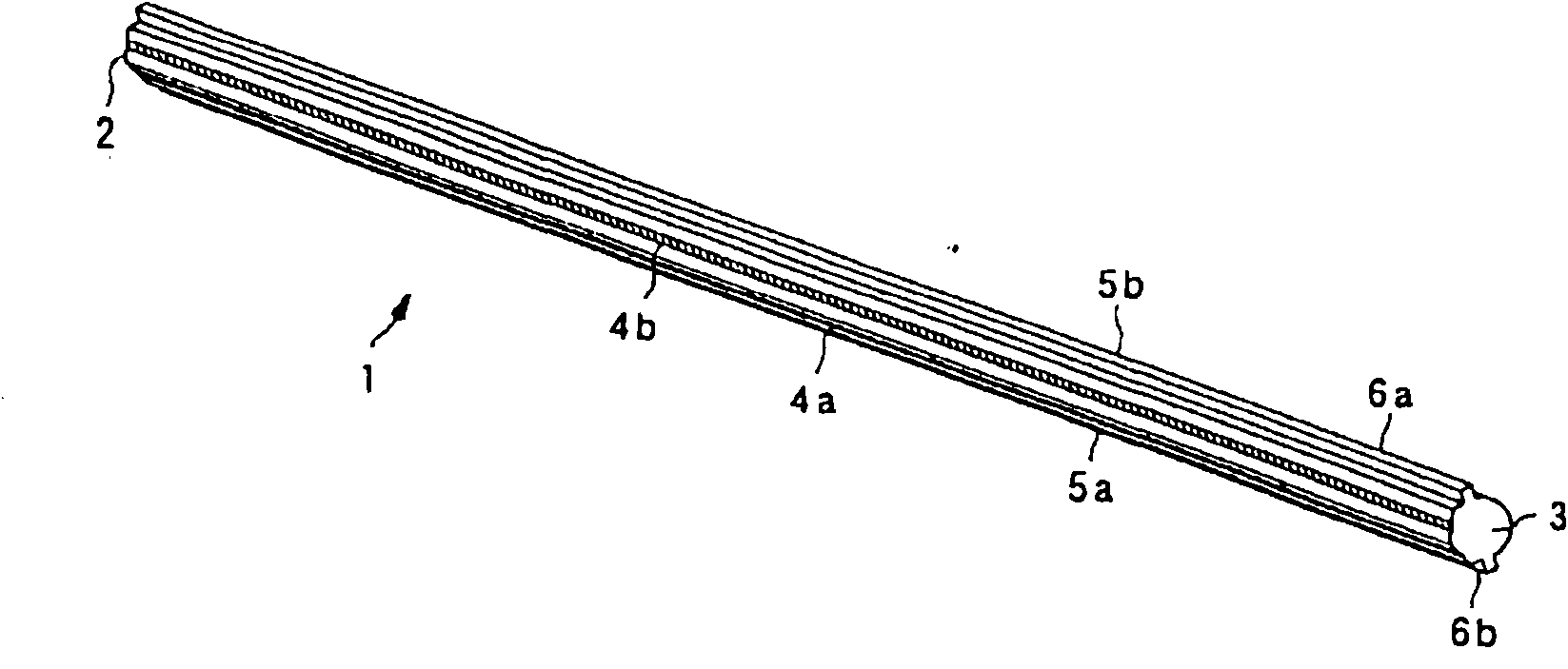 Light guide body and bicomponent linear light source device