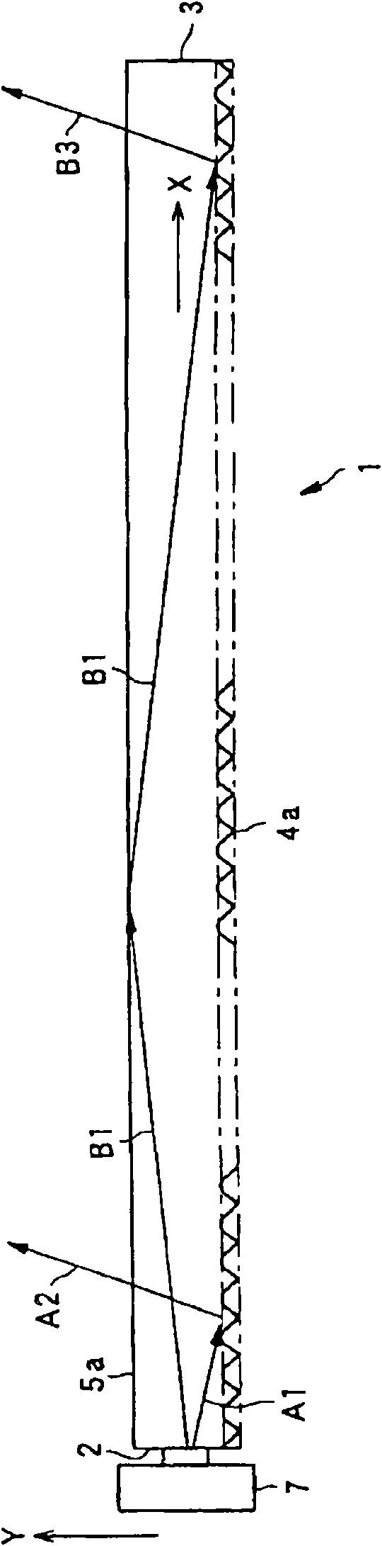 Light guide body and bicomponent linear light source device