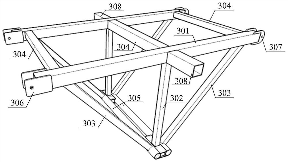 Ground anchor deck type pedestrian bridge structure capable of being assembled and construction method