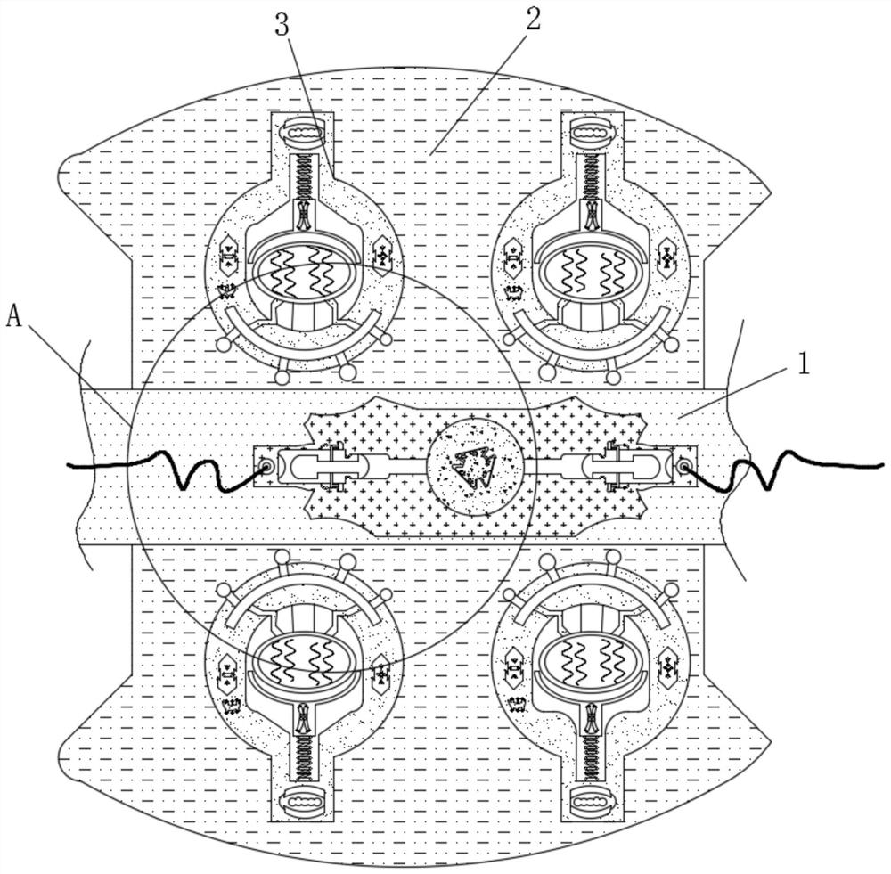 Anti-overload protection device for virtual reality terminal data processing equipment