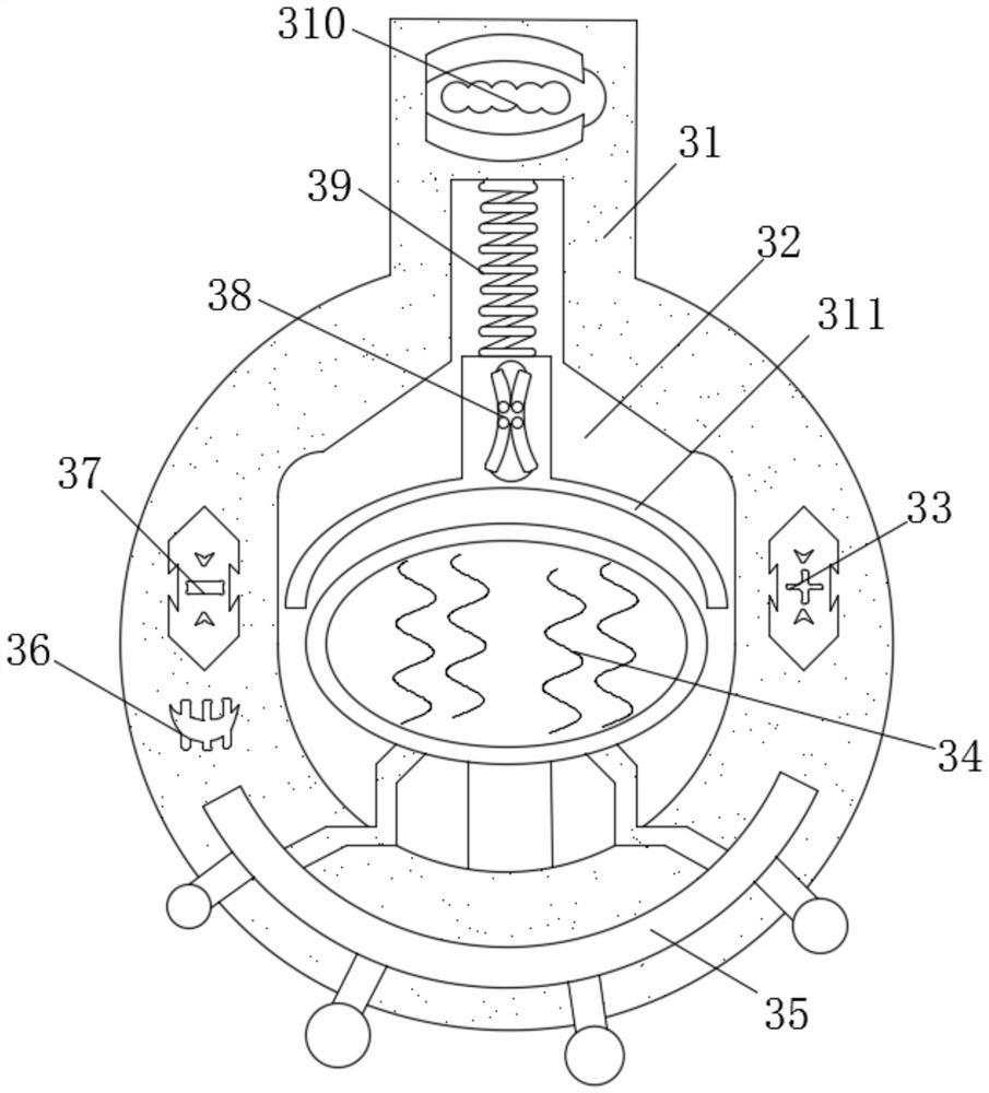 Anti-overload protection device for virtual reality terminal data processing equipment