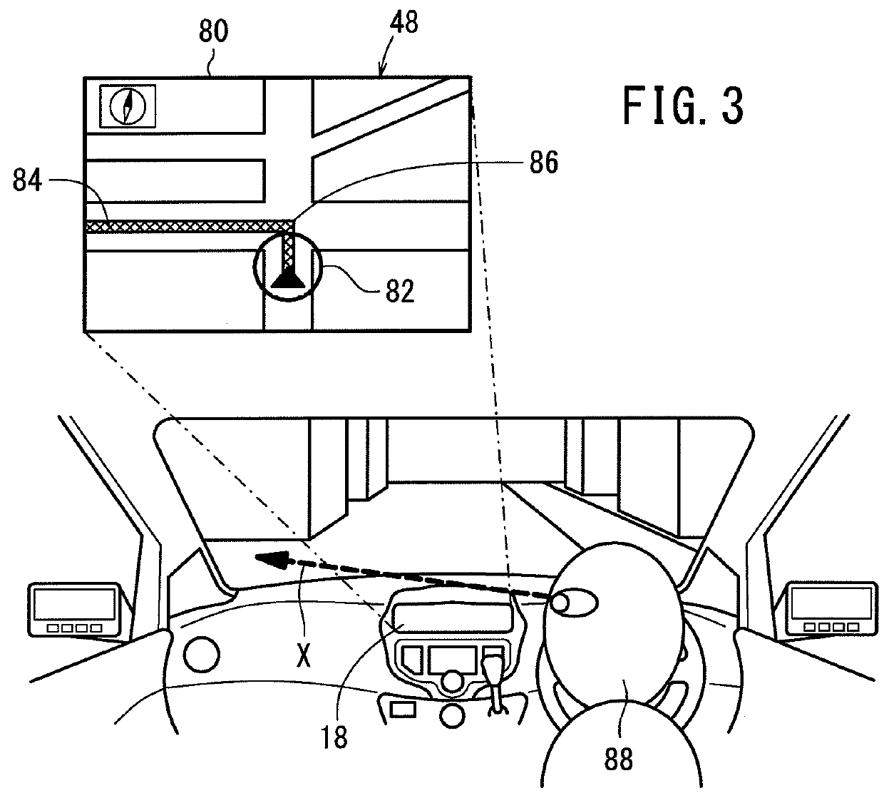 Visually-distracted-driving detection device