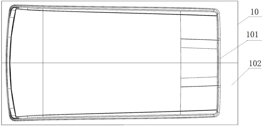 Inclined wedge type pre-extending drawing mould