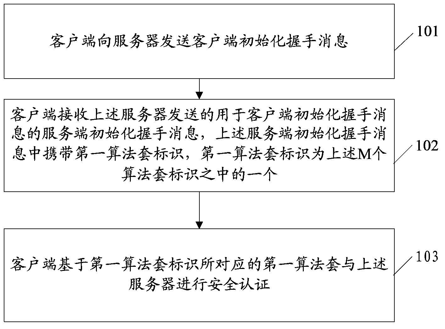 Security authentication method, equipment and system based on transport layer security protocol
