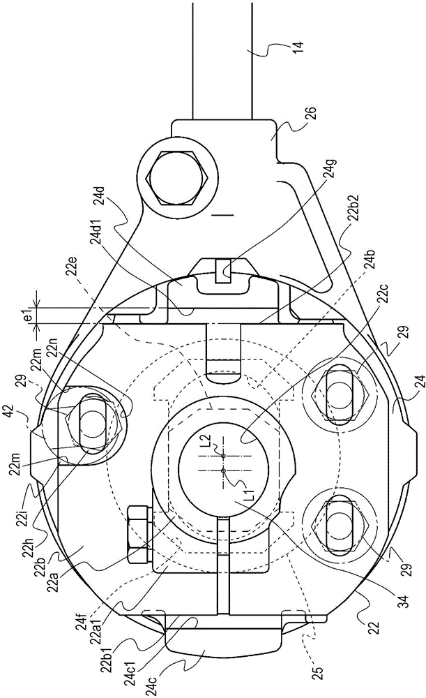 Drive-amount changing mechanism for crank driving apparatus