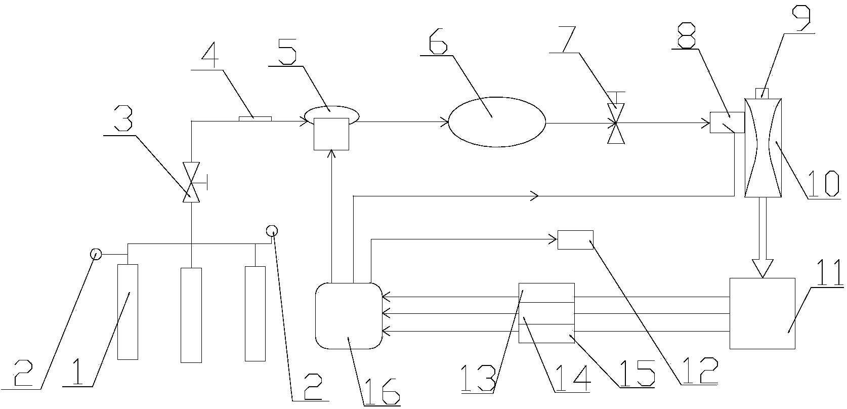 Electronic control system for dual-fuel engine