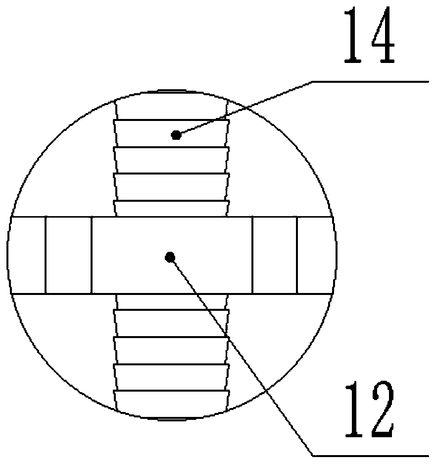 A snubbing well sealing device at the head of an oil production well