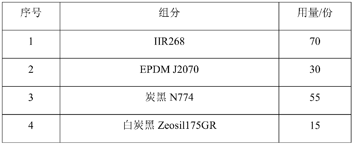 Encapsulation sleeve prepared by compounding butyl rubber and ethylene-propylene-diene monomer, and preparation method thereof