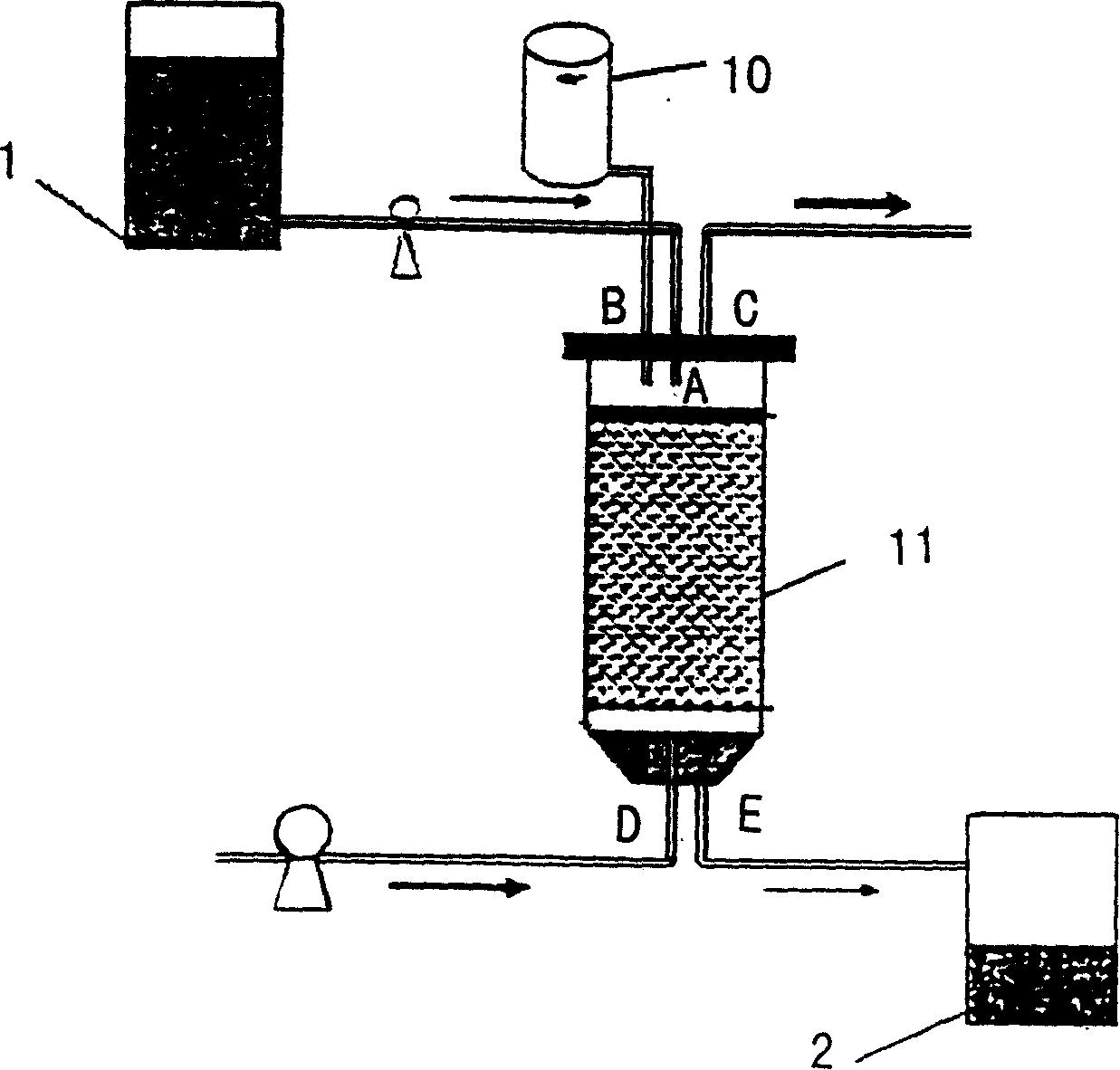 Method for producing clavulanic acid kalium with inert carrier adsorption of solid state continuous fermentation