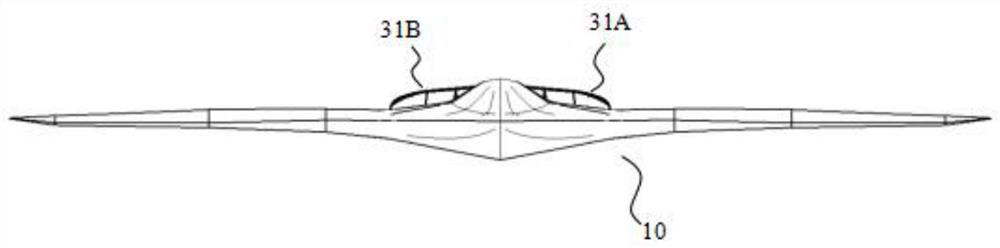 A distributed propulsion flying wing aircraft