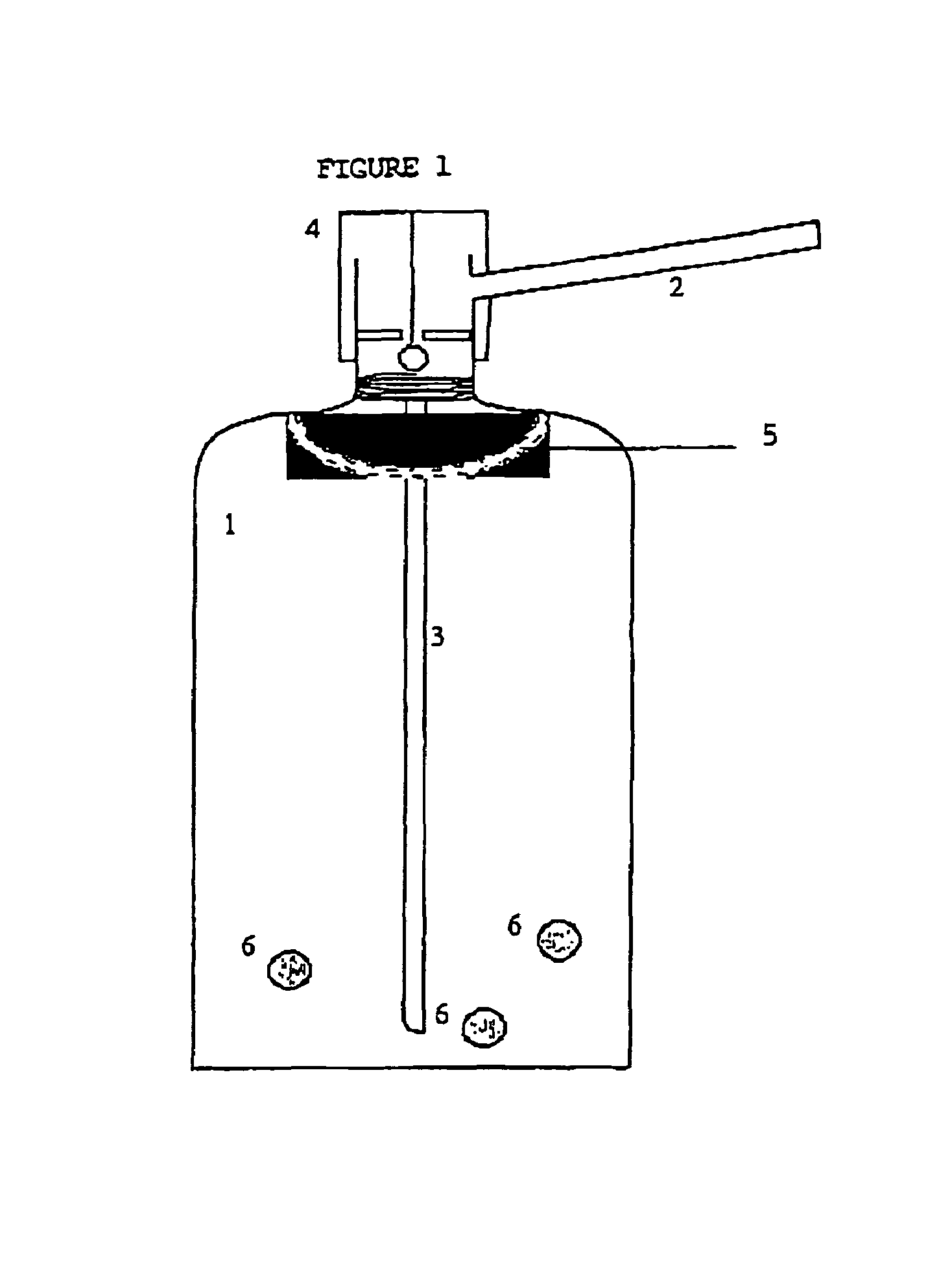 Method for preparation of biocides mixed with carbon dioxide in a pressurized container