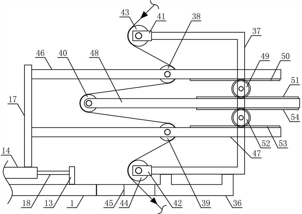 Working method of textile yarn fixed-range traction device