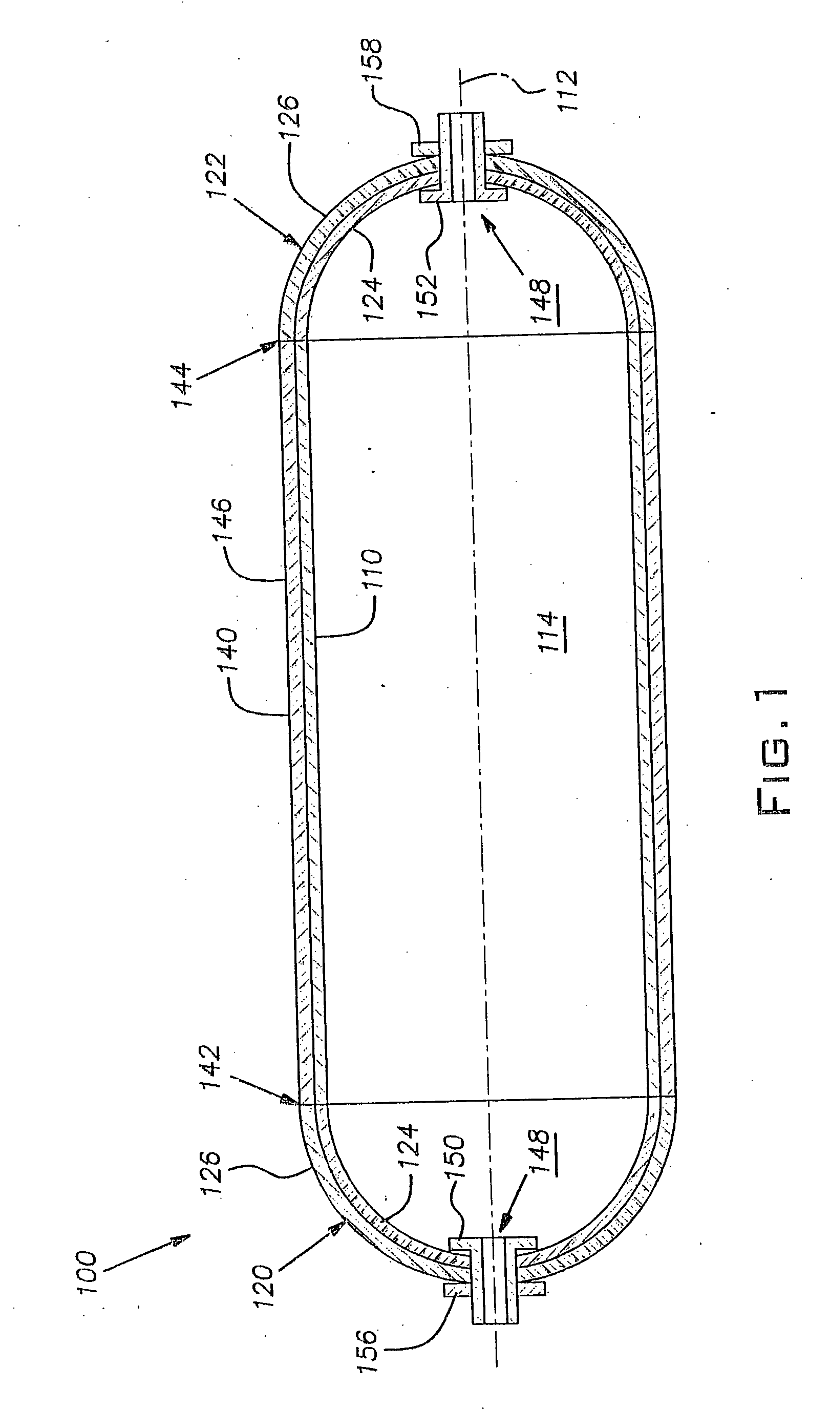 Composite pressure vessel assembly and method