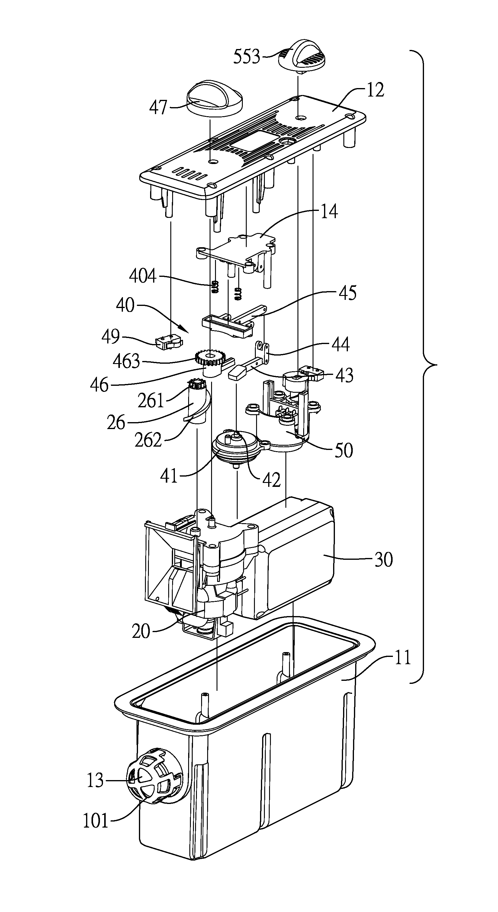 Air pump with internal automatic controller