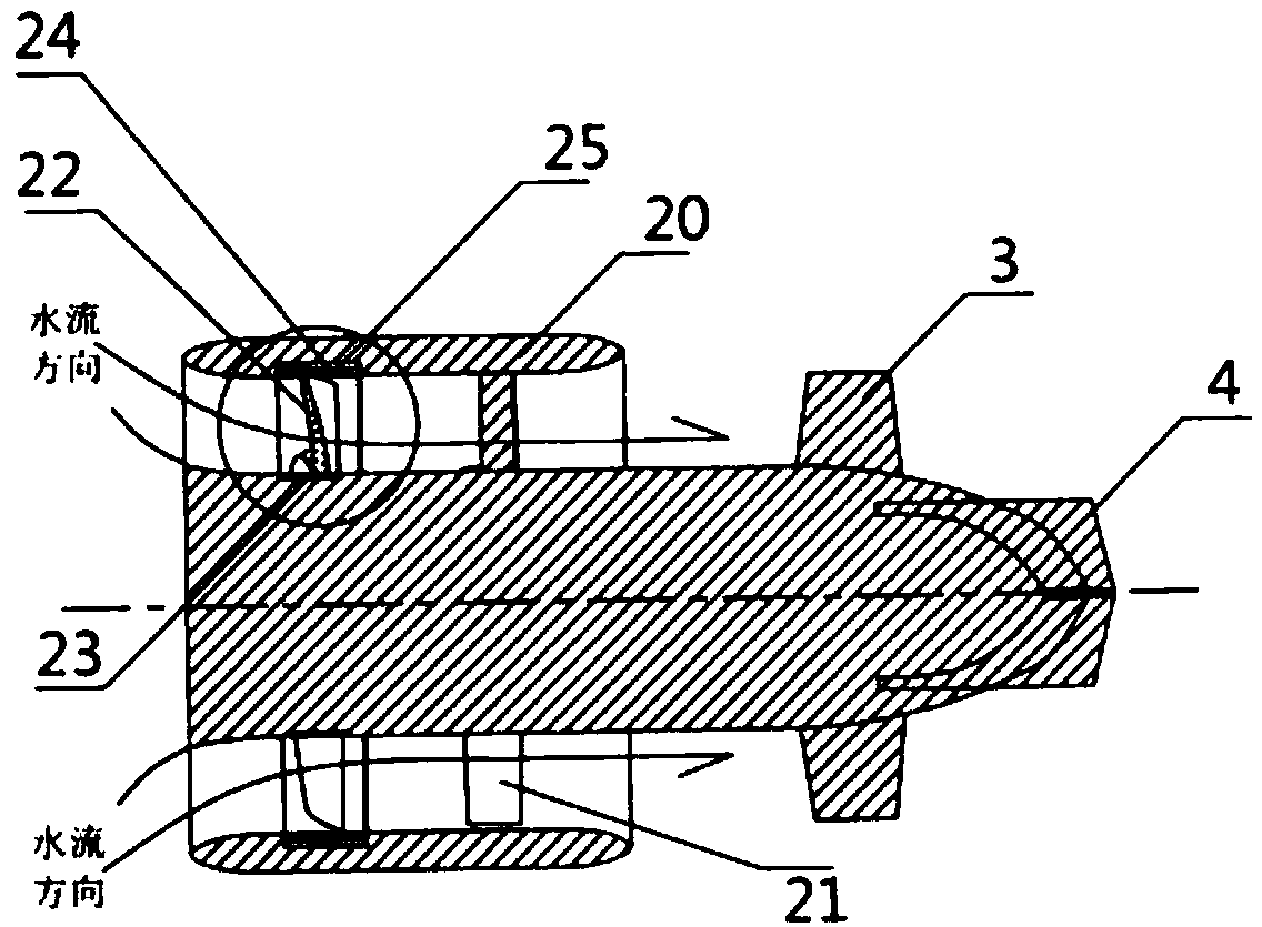 Novel shaft-less pump-jet thruster and underwater vehicle containing thruster