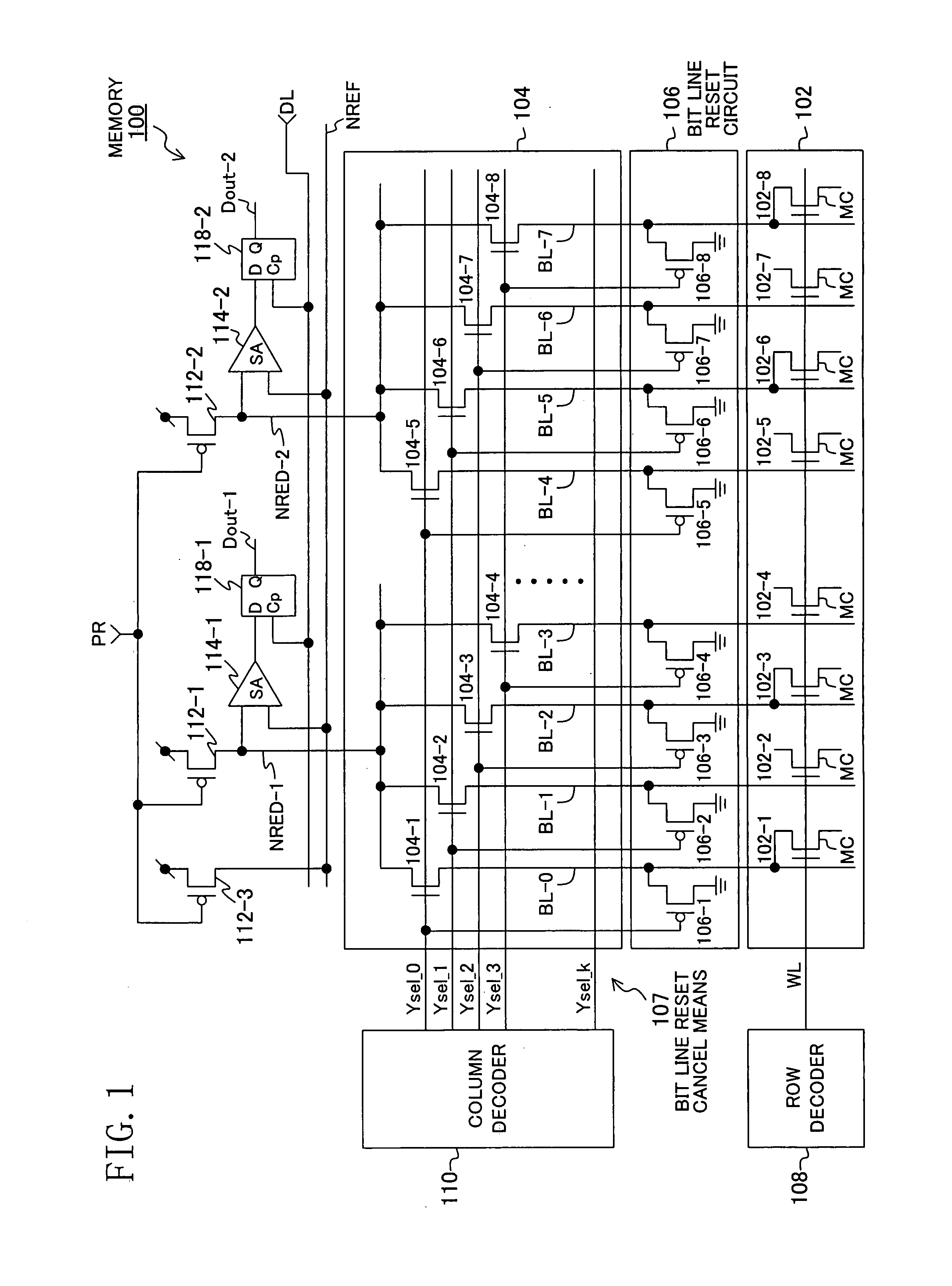 Semiconductor memory device, and read method and read circuit for the same