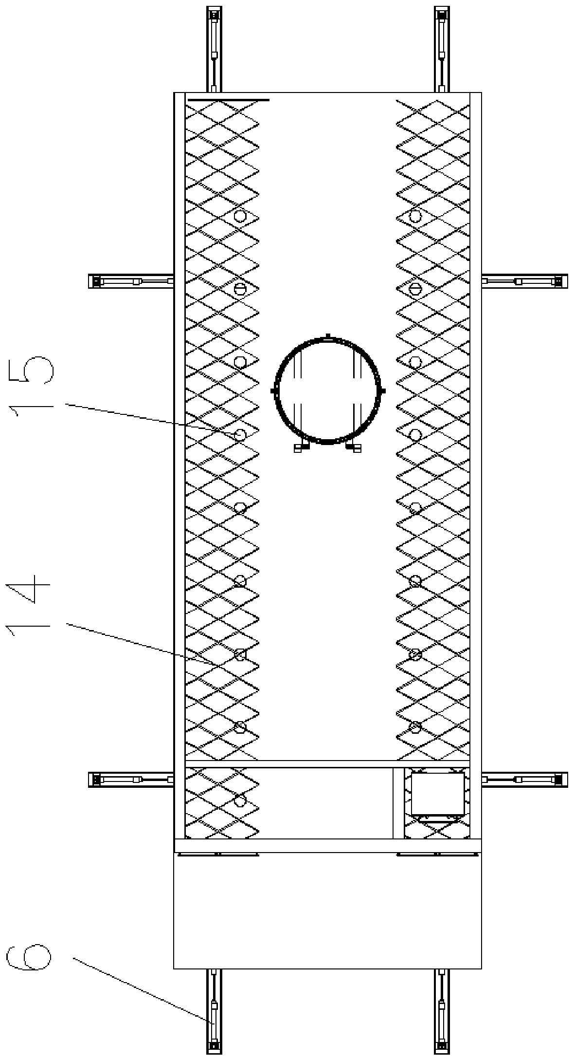 Multi-pose rain test system for vehicle body