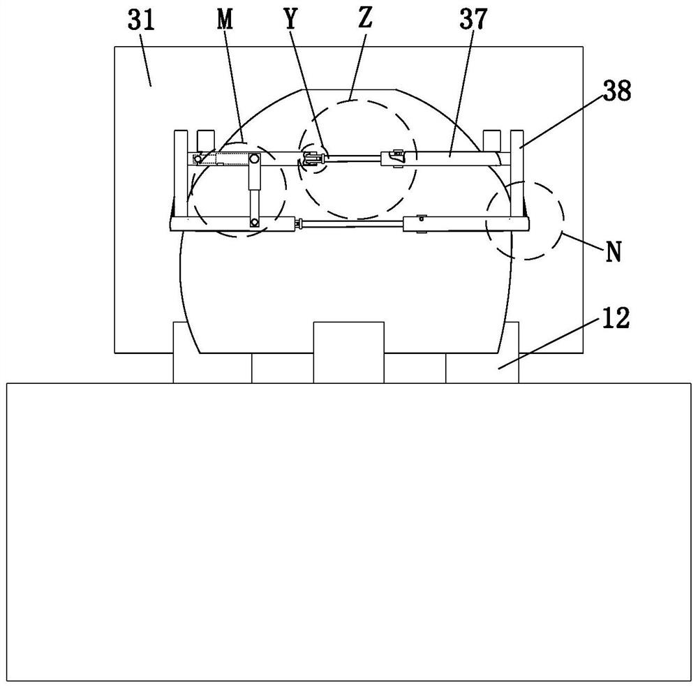 A drilling and positioning tool for the peripheral surface of the water pump end cover