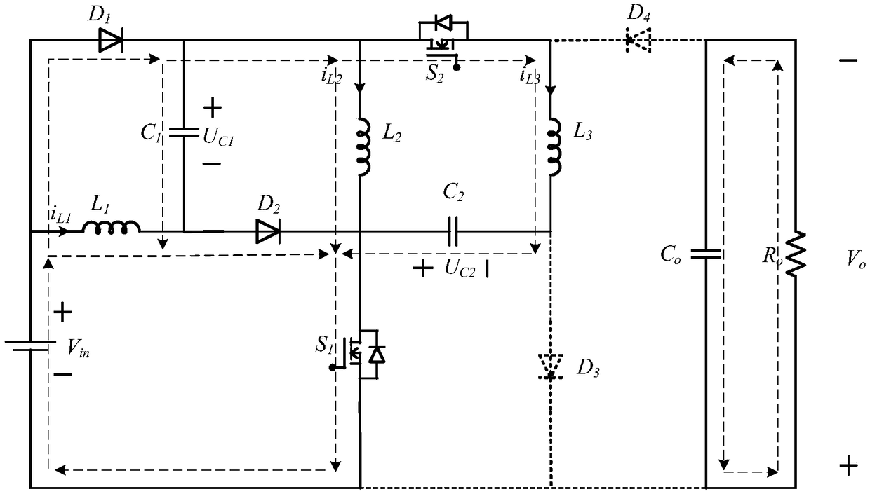 Non-isolated Buck-Boost DC converter with wide conversion ratio